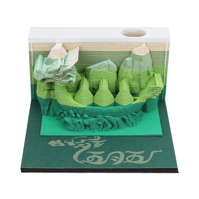 Dragon Boat Festival Omoshiroi Block 3d Memo Pads Omoshiroi Block Shop