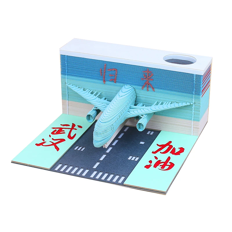 Aircraft Omoshiroi Block 3D Memo Pads