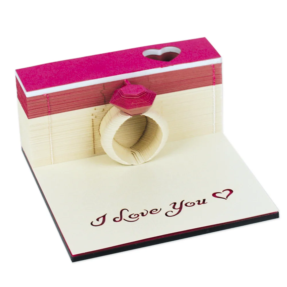 Ring Omoshiroi Block 3D Memo Pads