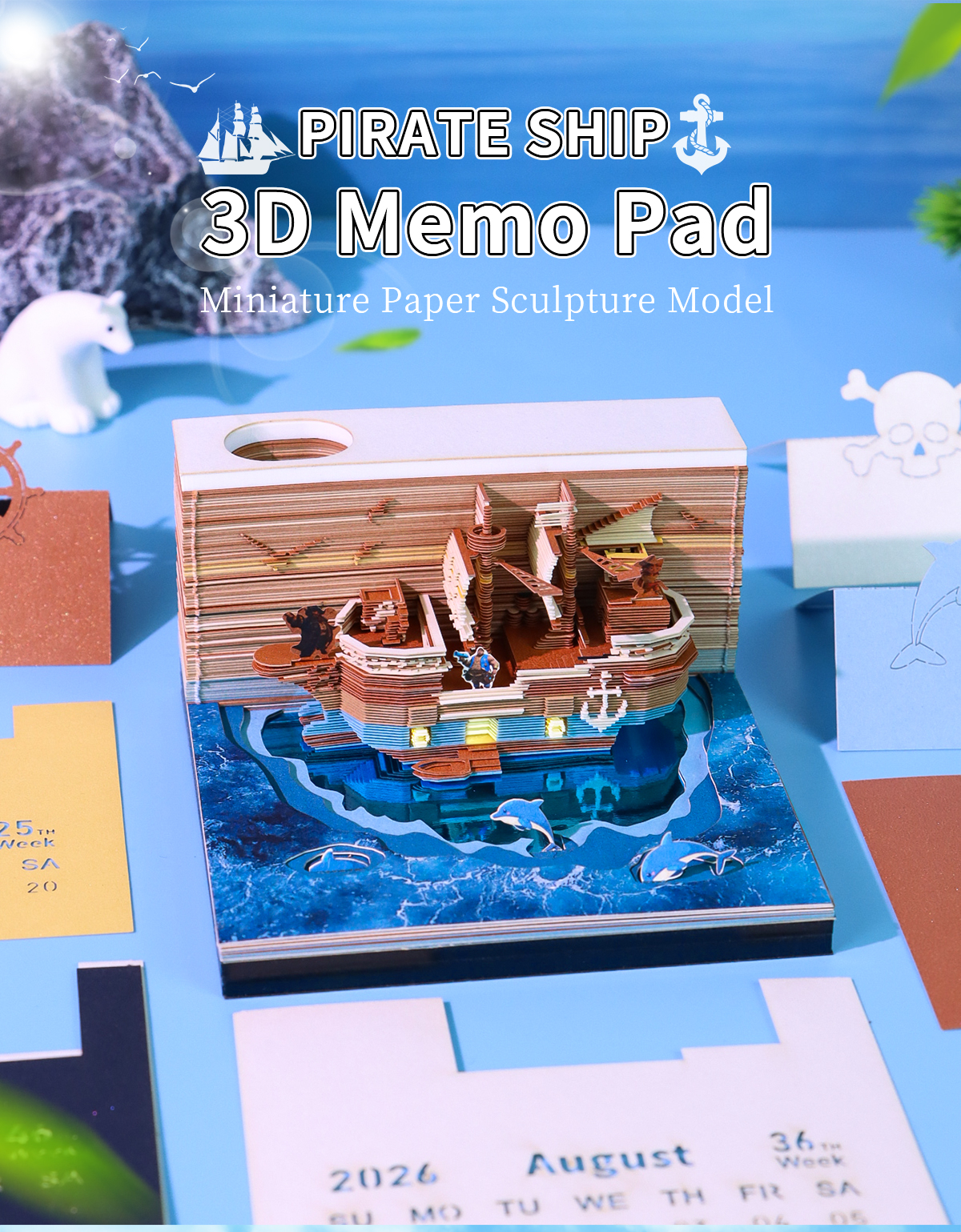 Pirate Ship 01 - Omoshiroi Block UK Store